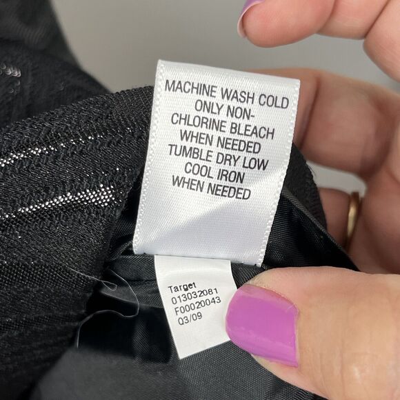 Target Limited Edition Women Black Cocktail Dress 6 Party Cocktail - Picture 8 of 9